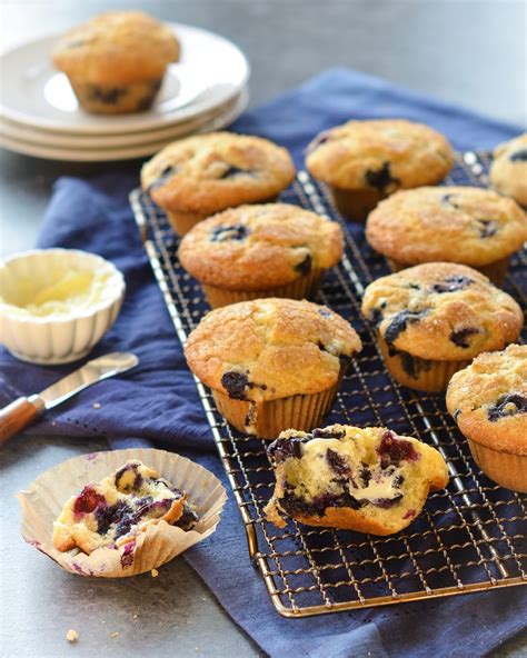 english recipe for blueberry muffins.